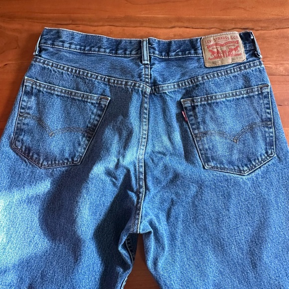 Men's Levi’s Blue Jeans Size 36W/30L Great Condition - Picture 3 of 4